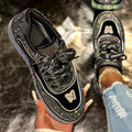 Women Luxury Rhinestone Sneakers