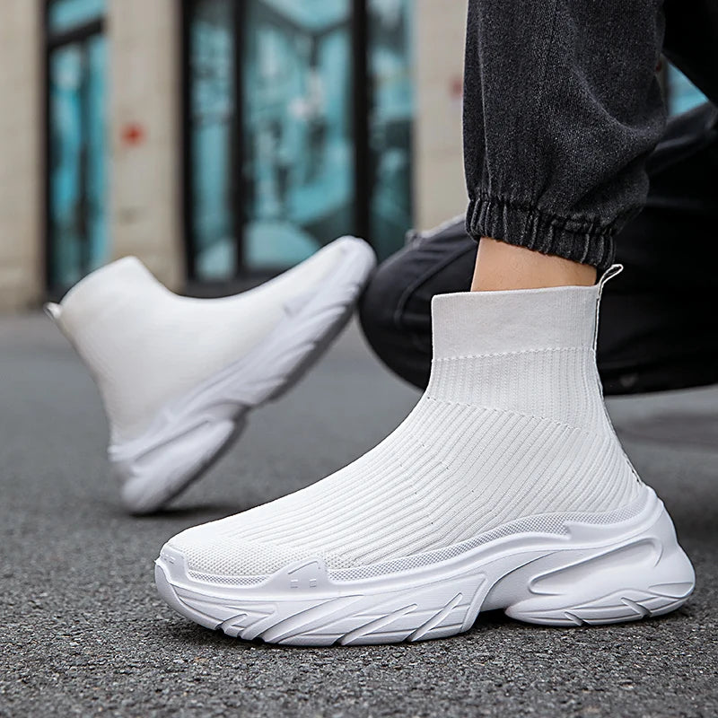 Men High Top Sock Sneakers