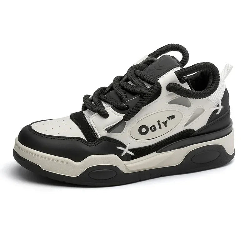 Men Korean Platform Sneakers 2025