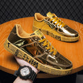 Men Luxury Gold Sneakers