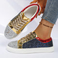 Women Glitter Platform Sneakers 2026 
