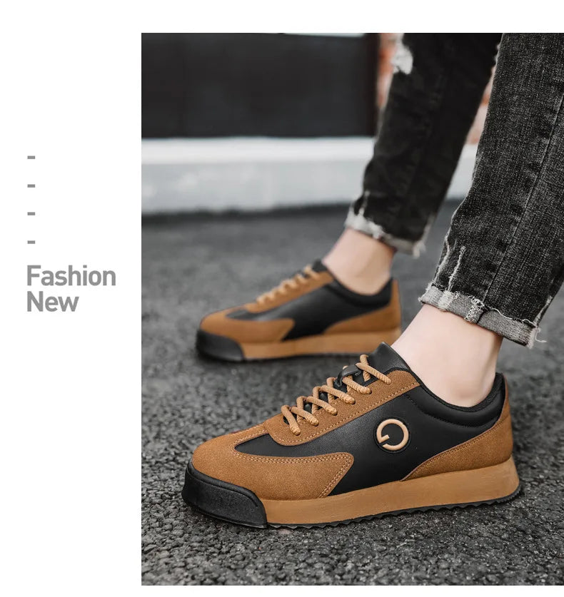 Men Luxury Leather Sneakers 2024