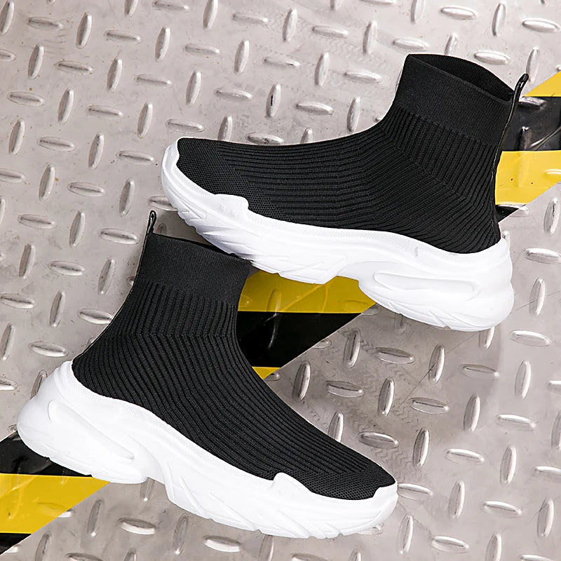 Men High Top Sock Sneakers
