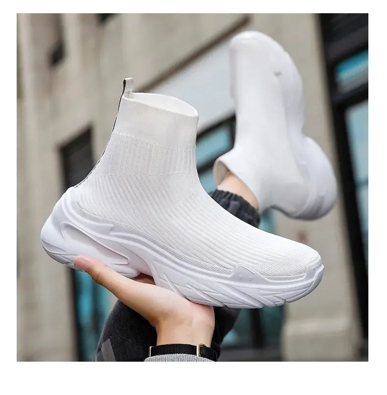 Men High Top Sock Sneakers