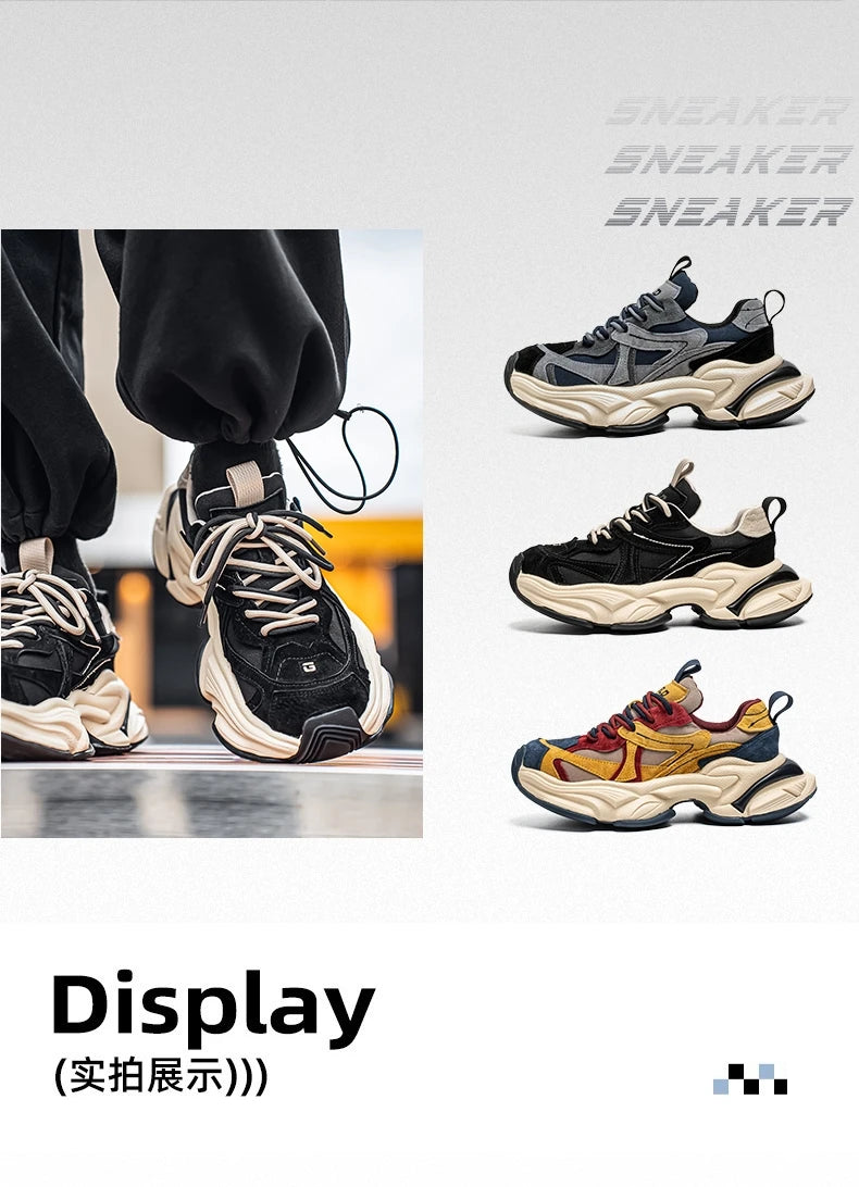 Men Casual Platform Sneakers
