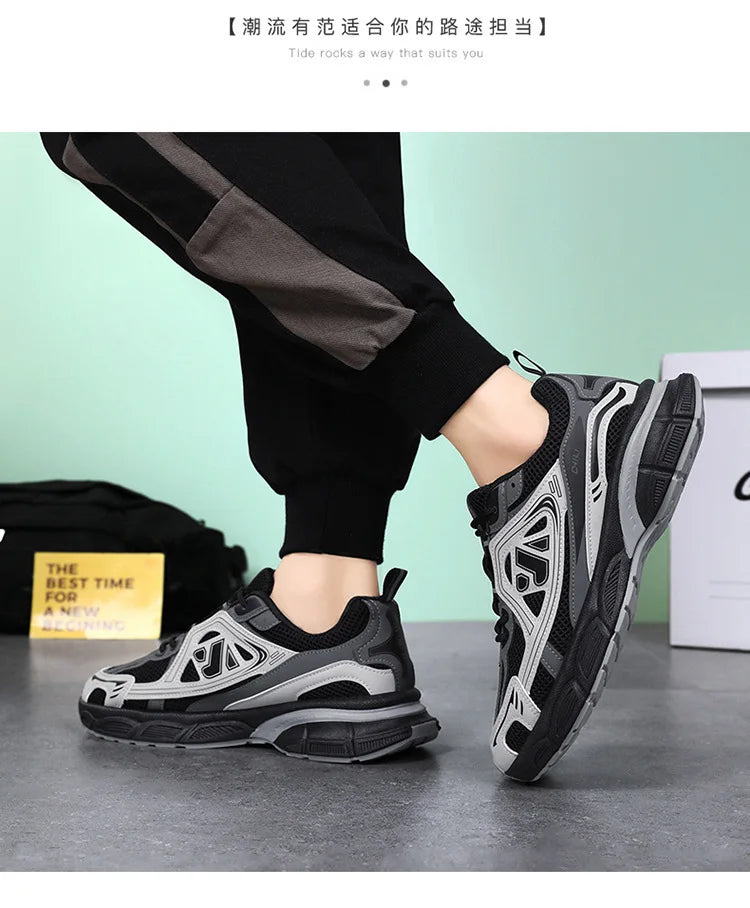 Men Breathable Running Sneakers 2026
