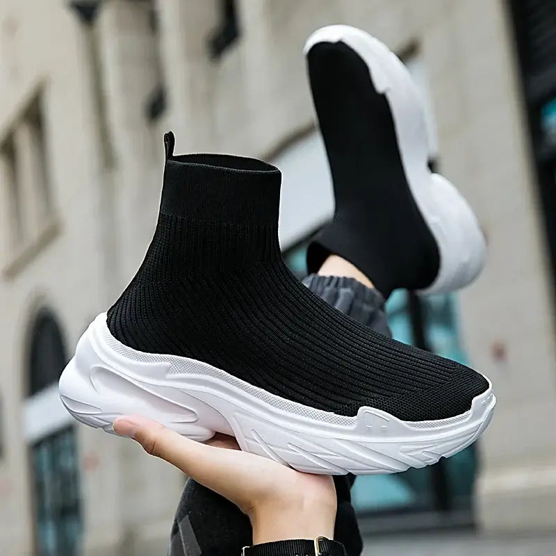 Men High Top Sock Sneakers