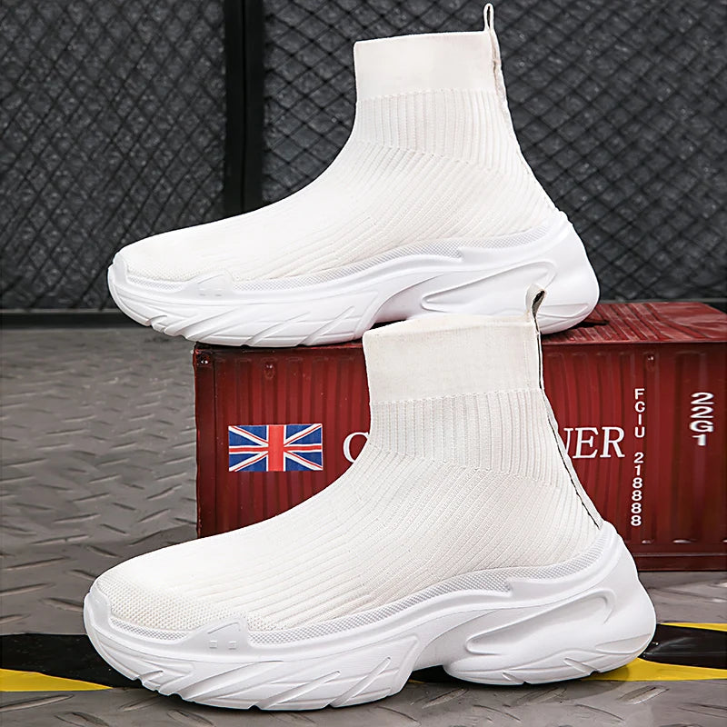 Men High Top Sock Sneakers