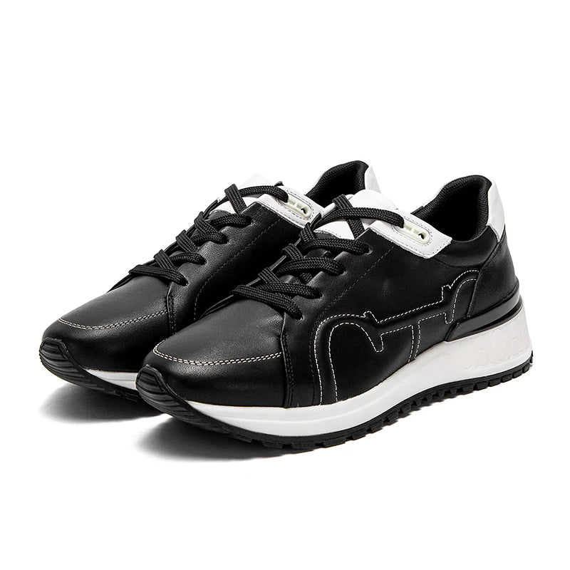 Women Orthopedic Sneakers – Comfortable Balance Shoes displayed on mossy ground with outdoor tools and rustic background.