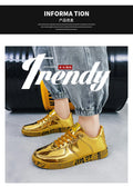 Men Luxury Gold Sneakers