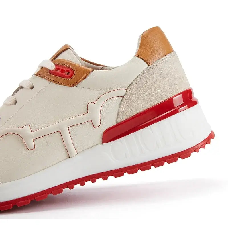 Women Orthopedic Sneakers – Comfortable Balance Shoes displayed on mossy ground with outdoor tools and rustic background.