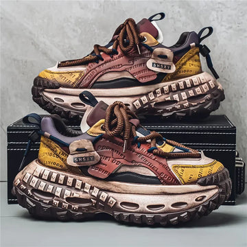 Casual Sneaker Men's Sneakers Loafers Wear-resistant Non-Slip Fashion Sports and Leisure Shoes for Men Outdoor Thick Bottom